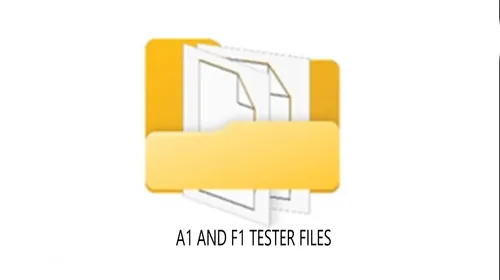 فایل های تستر A1 و F1